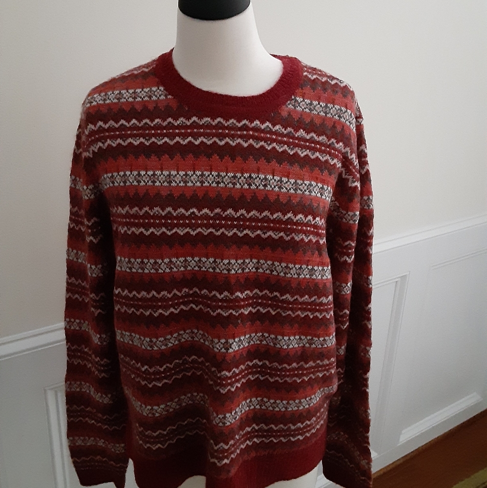 LOFT Fair Isle Sweater Size Large New